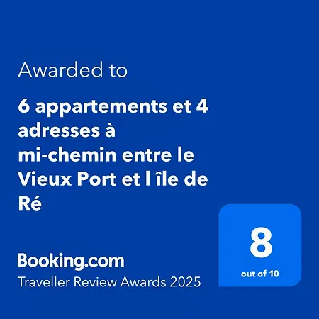6 Appartements Et 4 Adresses A Mi-Chemin Entre Le Vieux Port Et L Ile De Re *